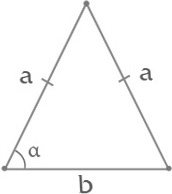 Gleichschenkligen Dreiecks